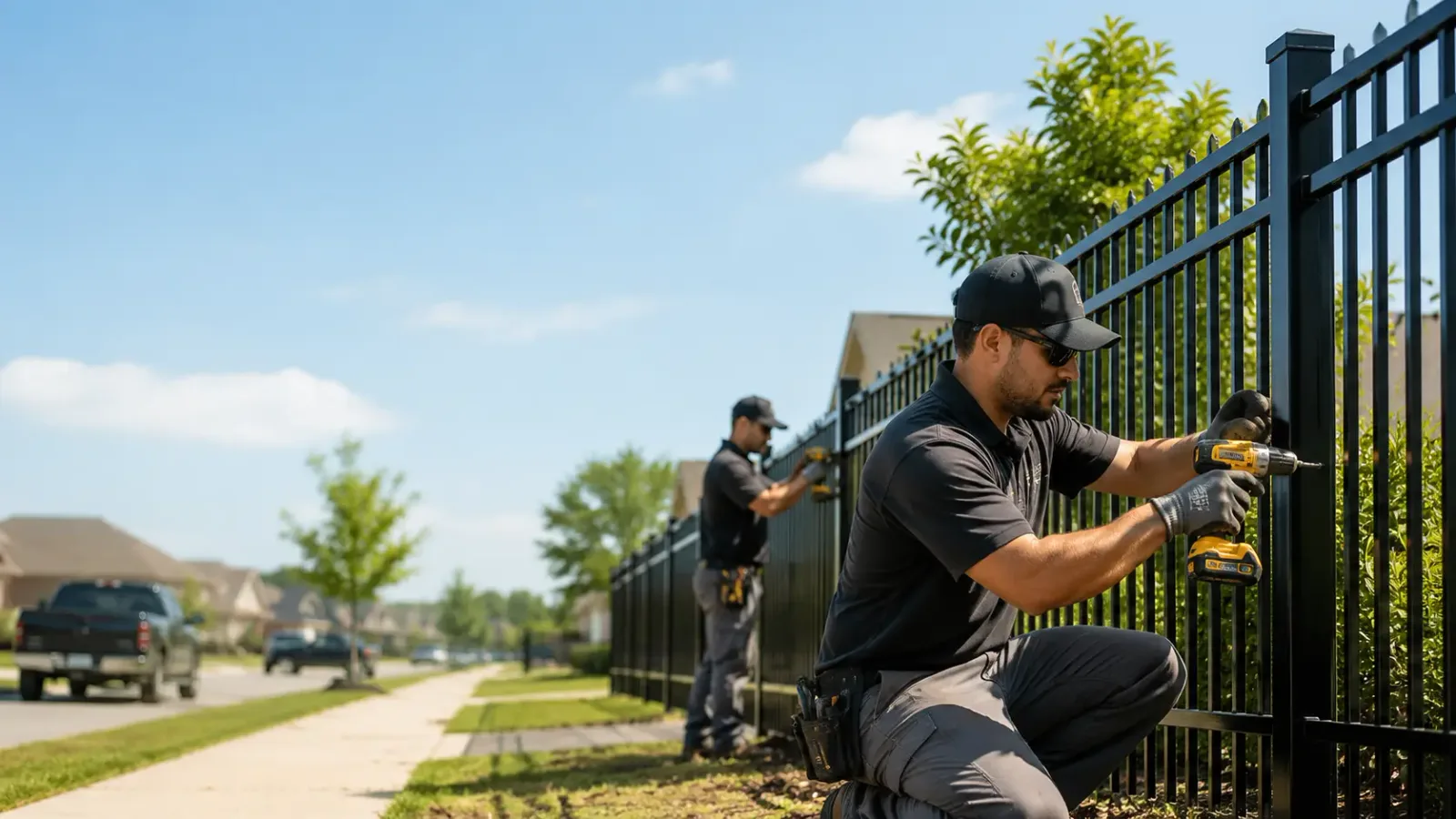 Metal Fence Installation in Amherst, NY
